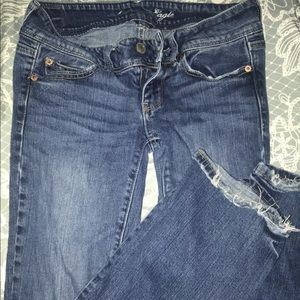 American eagle flare jeans 2L